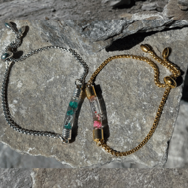 Bracelet personnalisé avec prénom sur grain de riz – Cadeau fait main, original et unique – Image 11