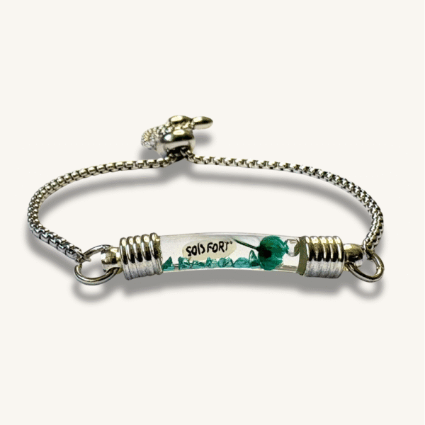 Bracelet personnalisé avec prénom sur grain de riz – Cadeau fait main, original et unique – Image 5