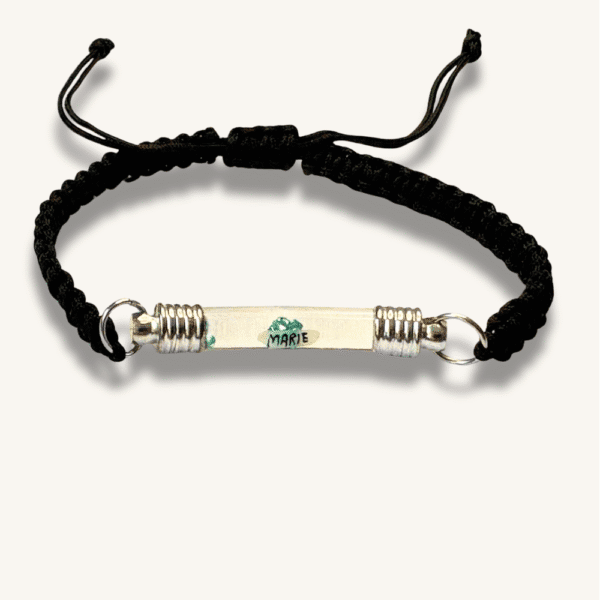Bracelet personnalisé avec prénom sur grain de riz – Cadeau fait main, original et unique – Image 7