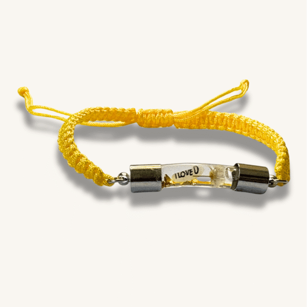 Bracelet personnalisé avec prénom sur grain de riz – Cadeau fait main, original et unique – Image 8